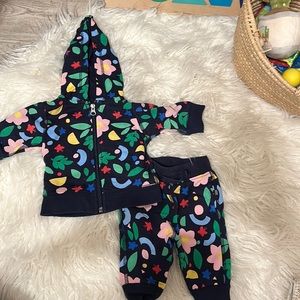 Hanna Anderson two piece sweatsuit 3-6 months